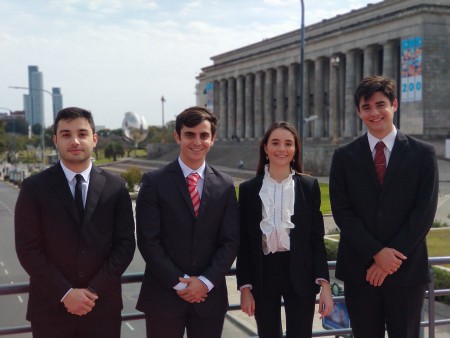 El equipo de la Facultad llegó a cuartos de final en la XIV Competencia Internacional de Arbitraje