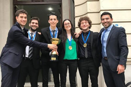 El equipo de la Facultad obtuvo el primer premio en el Concurso Nacional de Litigación Penal
