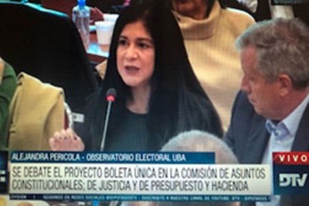 El Observatorio de Derecho Electoral de la Facultad de Derecho de la Universidad de Buenos Aires (ODE) particip del debate sobre el proyecto de ley para la implementacin de la "Boleta nica en formato papel"