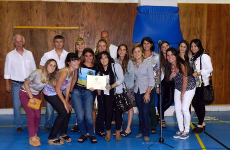 Entrega de diplomas y brindis 2013
