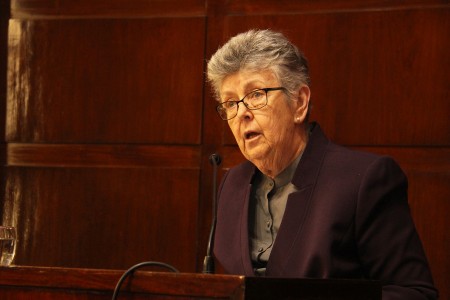 Entrega del doctorado honoris causa a la jueza Elizabeth Odio Benito