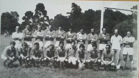 Equipo de Rugby de la Facultad de Derecho - Campeón de la UBA - Año 1975