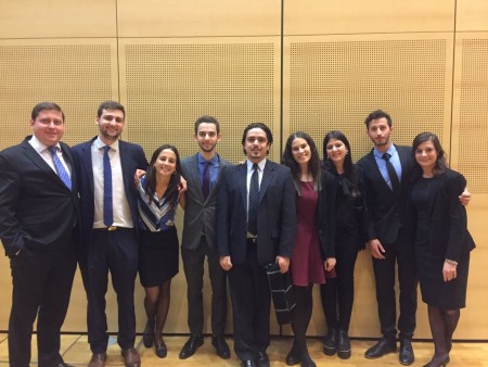 Excelente desempeo del equipo de la Facultad en la Competencia de Arbitraje Willem C. Vis