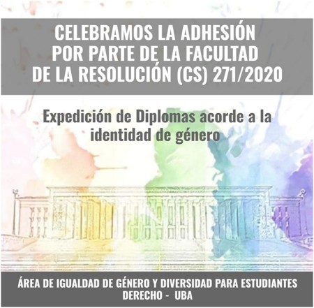 Expedición de títulos de acuerdo a la identidad de género