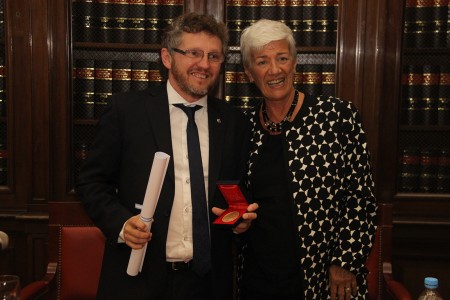 Fabin Salvioli fue distinguido como profesor honorario de la Universidad de Buenos Aires