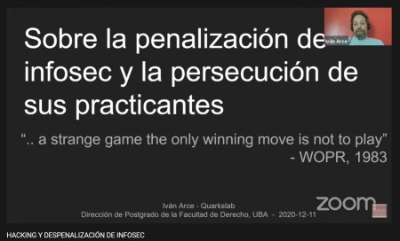 Hacking y despenalización de infosec