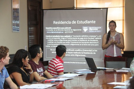 La Facultad de Derecho recibi a los estudiantes de intercambio que cursarn el primer cuatrimestre del ao en nuestra casa