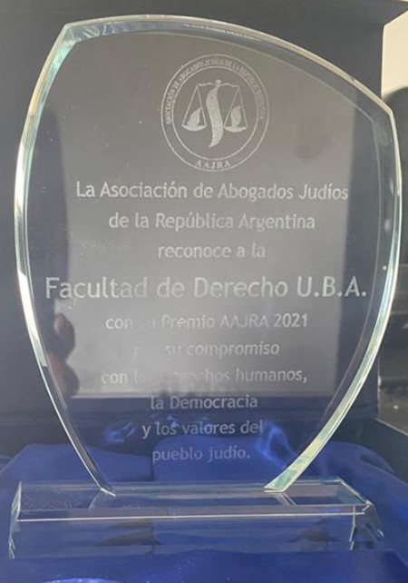La Facultad fue distinguida con el premio AAJRA 2021