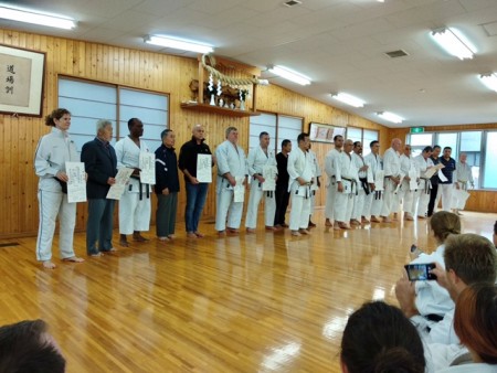 La profesora de Karate Eugenia Valls viajó a Tokyo y adquirió el grado de 7º Dan
