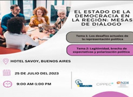 Mesas de dilogo "El estado de la democracia en la regin"