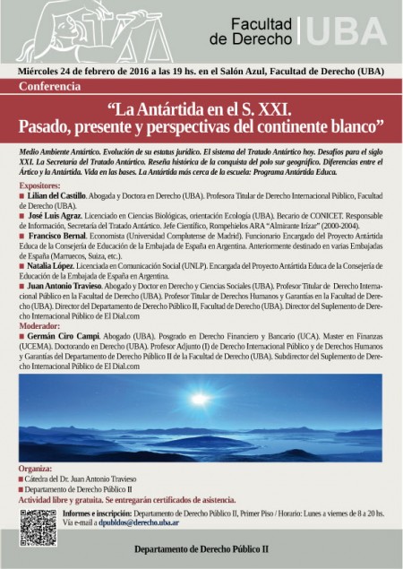 La Antrtida en el siglo XXI. Pasado, presente y perspectivas del continente blanco