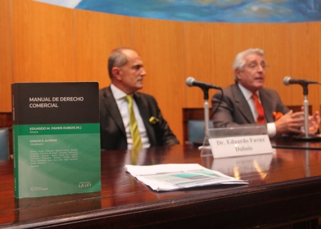 Presentación del Manual de Derecho Comercial