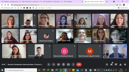 Once estudiantes de la Facultad se encuentran realizando el Programa Tutoras para estudiantes internacionales que cursan virtualmente en FD-UBA este cuatrimestre