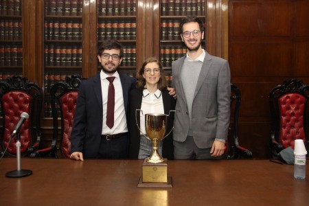 RecepciÃ³n del equipo ganador del Concurso Interamericano de Derechos Humanos