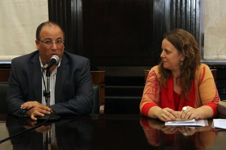 Reunin informativa del programa "Los estudiantes vamos a los juicios"