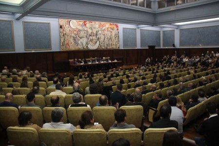 Rosa Graciela Castagnola de Fernández Meijide y Daniel Marcelo Salvador recibieron el Doctorado Honoris Causa de la UBA