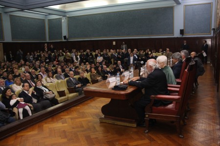 Rosa Graciela Castagnola de Fernández Meijide y Daniel Marcelo Salvador recibieron el Doctorado Honoris Causa de la UBA