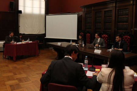 Sesión abierta de la XII Competencia Internacional de Arbitraje