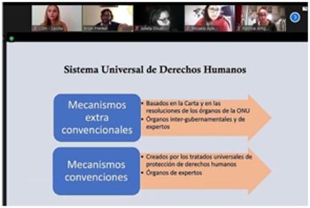 Taller para estudiantes de grado. Introducción al Sistema Universal de Promoción y Protección de Derechos Humanos: una aproximación desde la teoría y la práctica