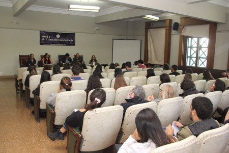 Tercer encuentro del taller "Los/as estudiantes vamos a los juicios"