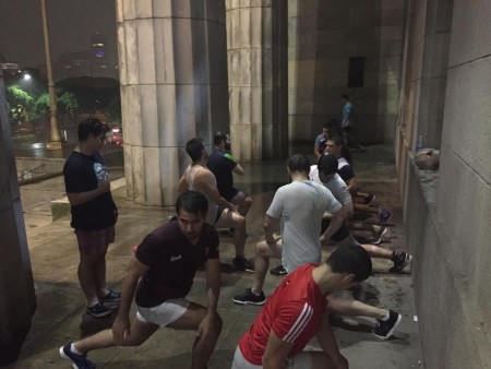 UBA Derecho rugby - Fotos entrenamiento de Los Rinos