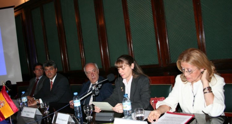 Luis Cavalli, Juan Manuel Velasco, Atilio Alterini, Silvia Jaquenod de Zsgn y Silvia Coria