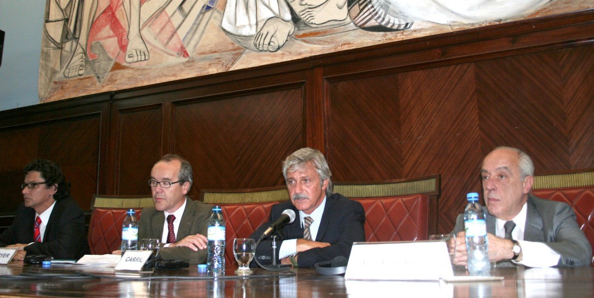 Ernesto Cussianovich, Martin Fryer, Alejandro Carri y Atilio Alterini