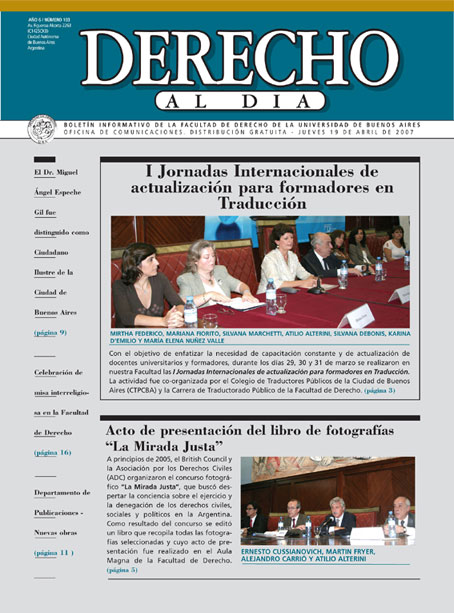 Edición Nº 103 - Tapa