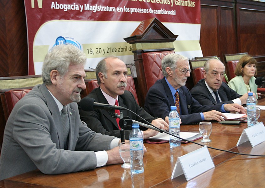 Ernesto Moreau, Ricardo Lorenzetti, Alberto Pedroncini, Atilio Alterini y Elena Highton