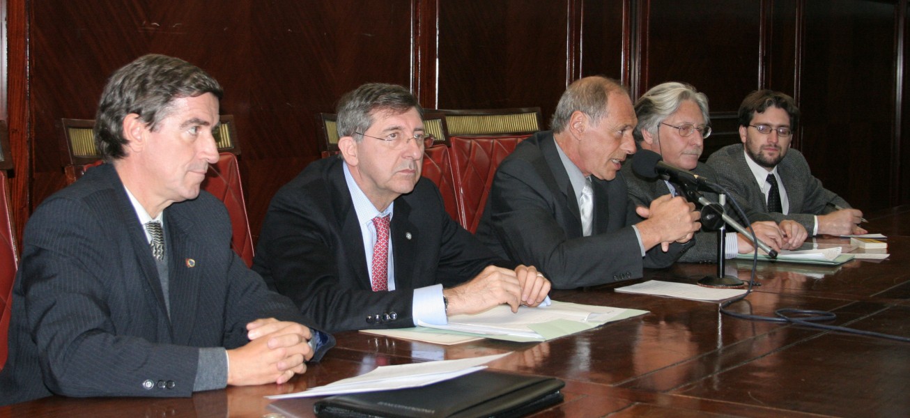 Luis Nio, Enzo Musco, Eugenio R. Zaffaroni, Giovanni Fiandaca y Ezequiel Malarino