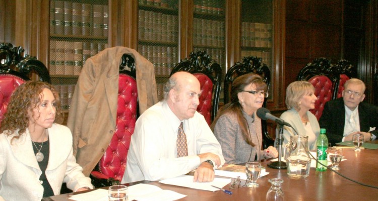 Viviana Burad, Etienne Van Dam, Margarita Moschetti, Laura Bertone y Norberto Ruiz Daz