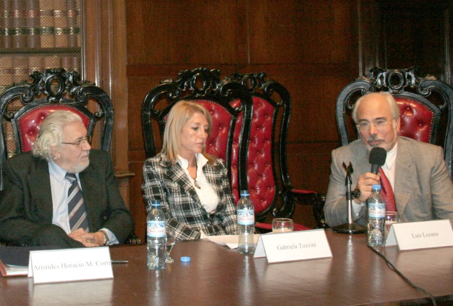 Arístides H. M. Corti, Gabriela Tozzini y Luis Lozano