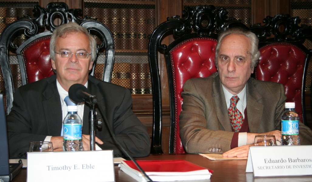Timothy E. Eble y Eduardo Barbarosch