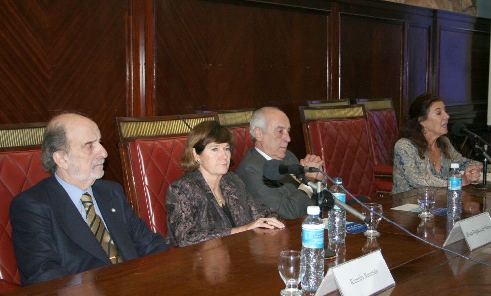 Ricardo Recondo, Elena Highton de Nolasco, Atilio Alterini y Graciela A. González