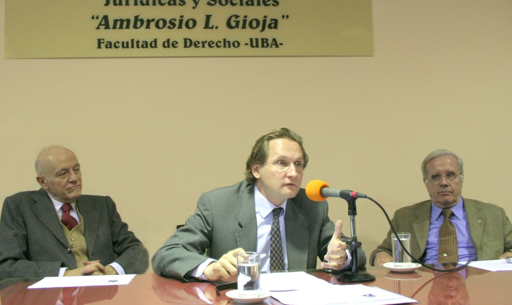 Vctor Tau Anzotegui, Thomas Duve y Tulio Ortiz