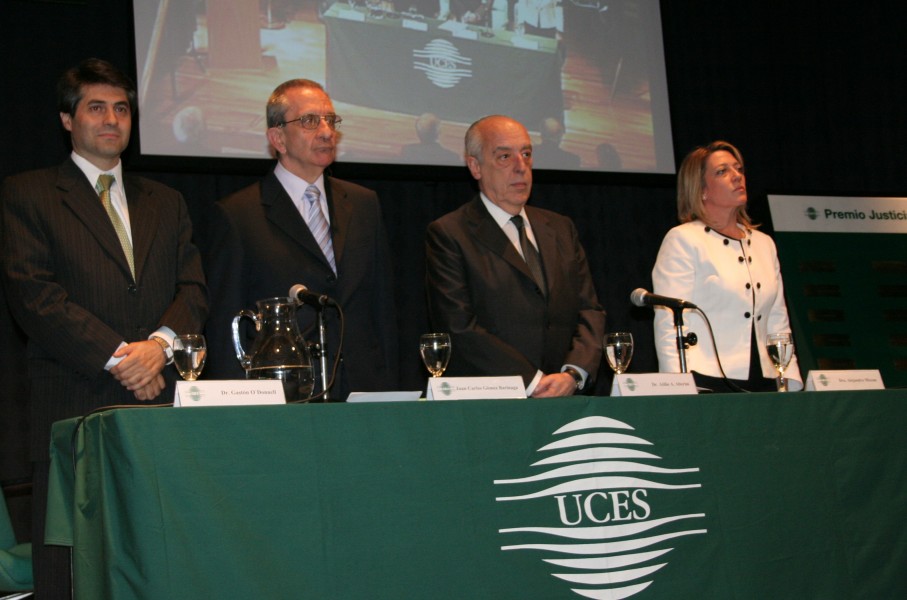 Gastn ODonnell, Juan Carlos Gmez Barinaga, Atilio Alterini y Alejandra Mizzau