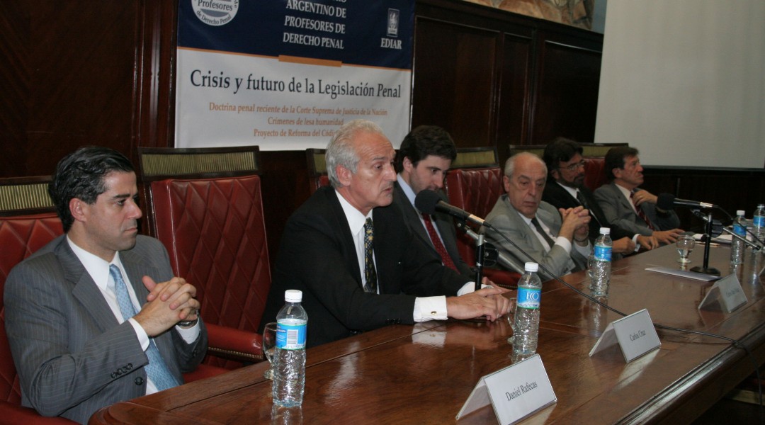 Daniel Rafecas, Carlos Cruz, Carlos Mas Velez, Atilio Alterini, Daniel Erbetta y Jos Buteler