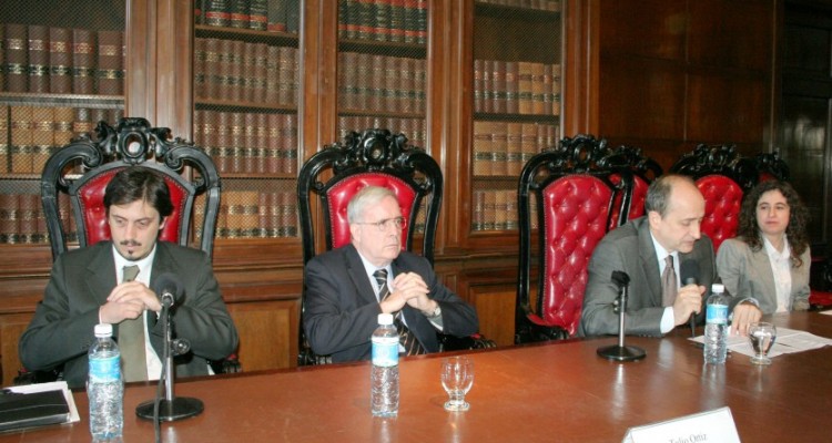 Gustavo Piantino, Tulio Ortiz, Ennio Rufino y Mary Beloff