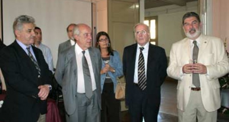 Hugo Sirkin, Atilio Alterini, Mirta Gariglio, Tulio Ortiz y Carlos Crcova