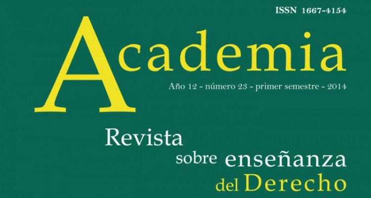 Nuevo nmero de la Revista Academia