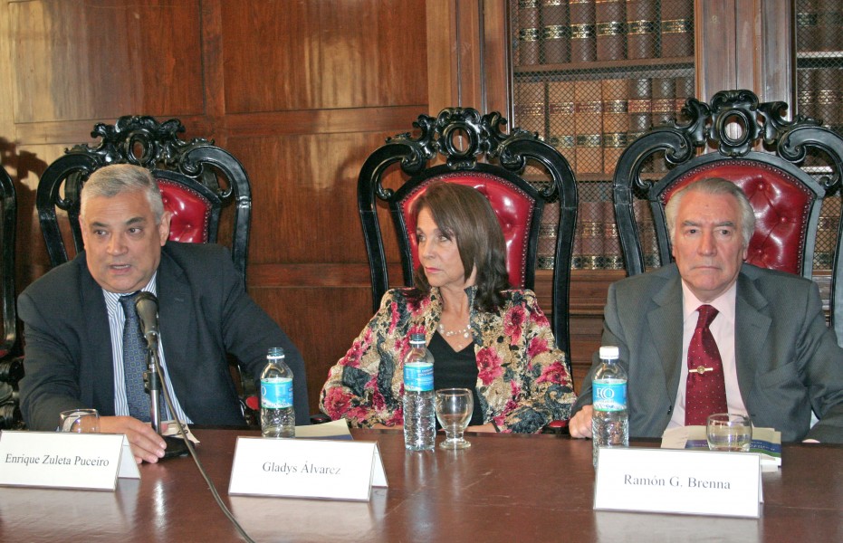 Enrique Zuleta Puceiro, Gladys Alvarez y Ramón Brenna