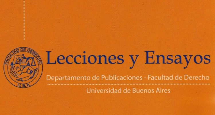 Nuevo nmero de la Revista Jurdica Lecciones y Ensayos