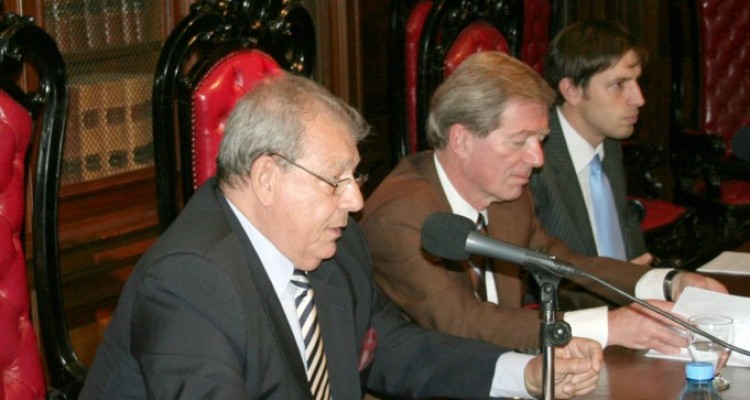 Julio B. J. Maier, Klaus Volk y Alberto Nanzer