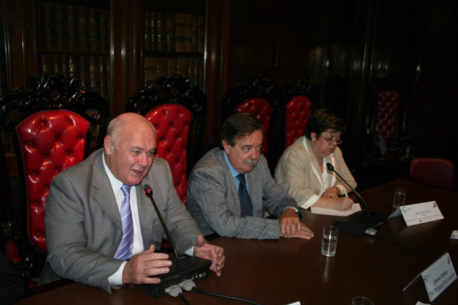 Rubn Hall, Alberto Dibbern y Ana Lcia Gazzola