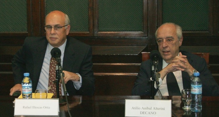 Rafael Illescas Ortiz y Atilio Alterini