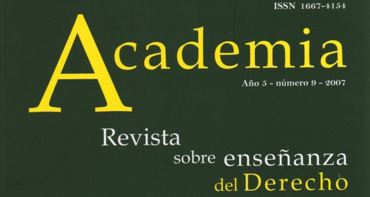 Nuevo nmero de la Revista Academia