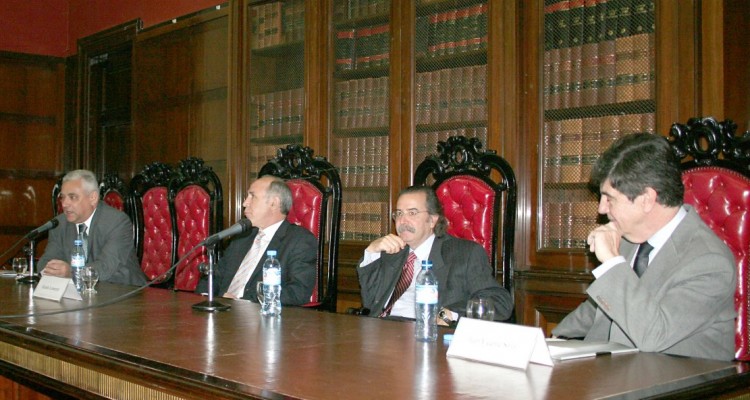 Enrique Zuleta Puceiro, Ricardo Lorenzetti, Juan Carlos Maqueda y Juan Vicente Sola