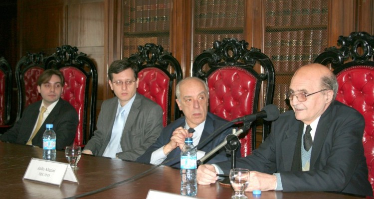 Roberto Campos, Lucas Bettendorff, Atilio Alterini y Miguel ngel Ciuro Caldani