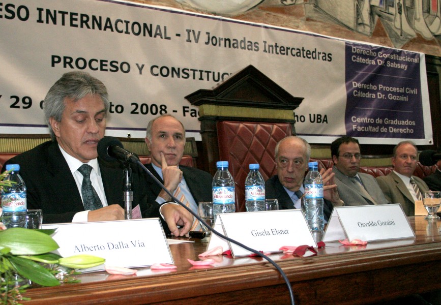 Osvaldo Gozani, Ricardo L. Lorenzetti, Atilio A. Alterini, Oscar Zoppi y Daniel Sabsay