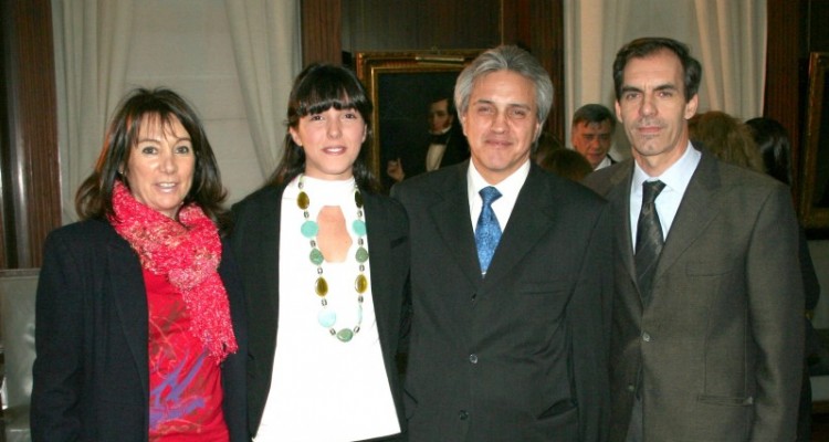 Liliana Prez de Dubini, Mariana Basualdo, Osvaldo A. Gozani y Alfredo Dubini